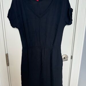 Prada Black Dress with Red Label